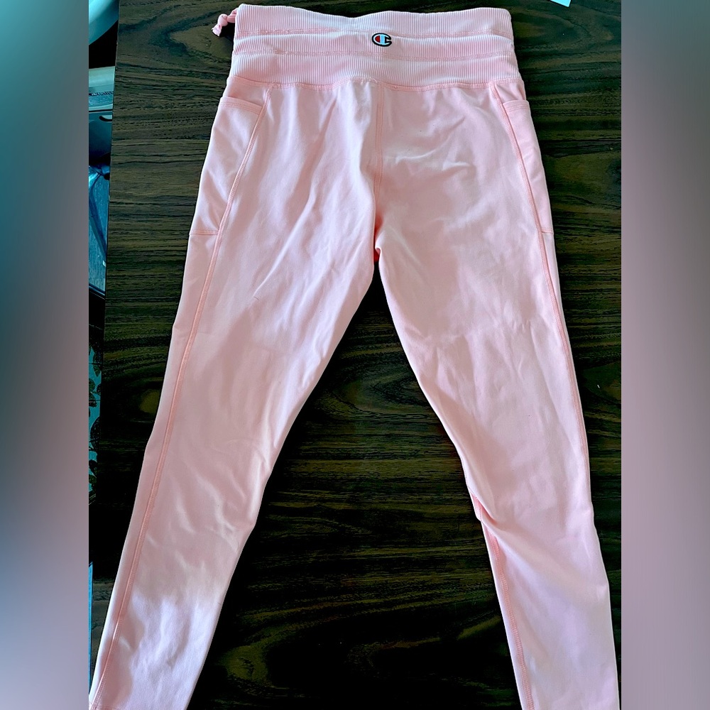 Baby pink Champion tights